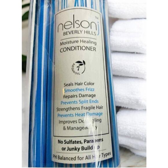 Nelson J Beverly Hills Moisture Healing Shampoo & Conditioner Set 8 oz. Each NEW - Picture 3 of 7